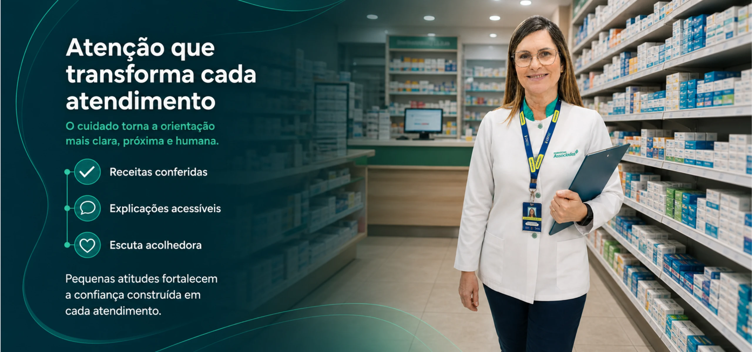 Benefícios do atendimento de Elisete
