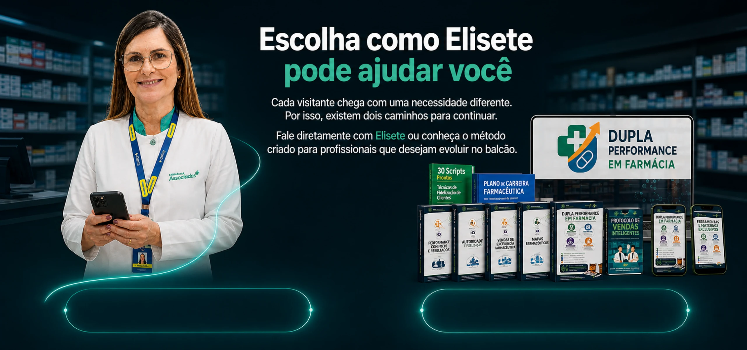 Fale com Elisete ou conheça o Dupla Performance